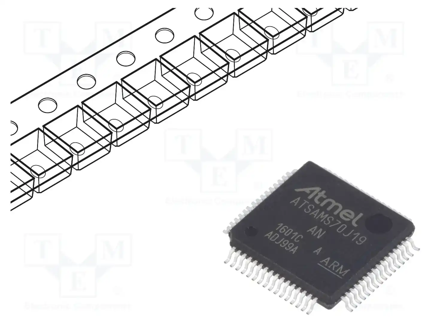 Microchip Technology ATSAMS70J19A-AN — Линейка ARM 32-bit