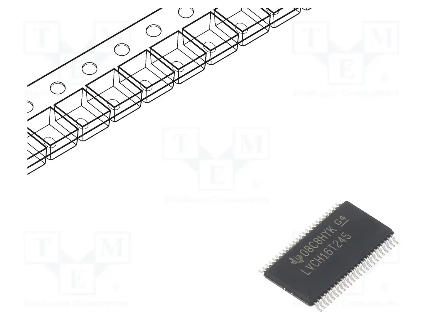 Texas Instruments SN74LVCH16T245DGGR — Буферы, передатчики, контроллеры