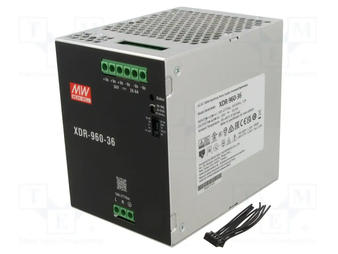 MEAN WELL XDR-960-36 — Блоки питания на DIN-рейку