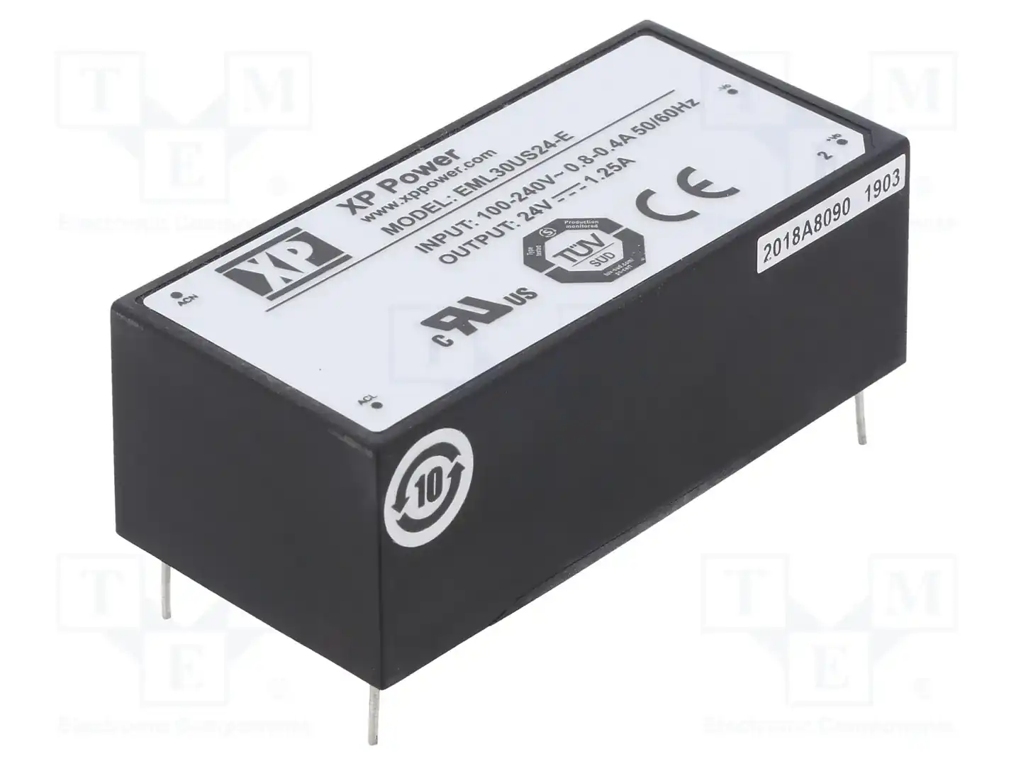XP POWER EML30US24-E — Преобразователи AC/DC для PCB