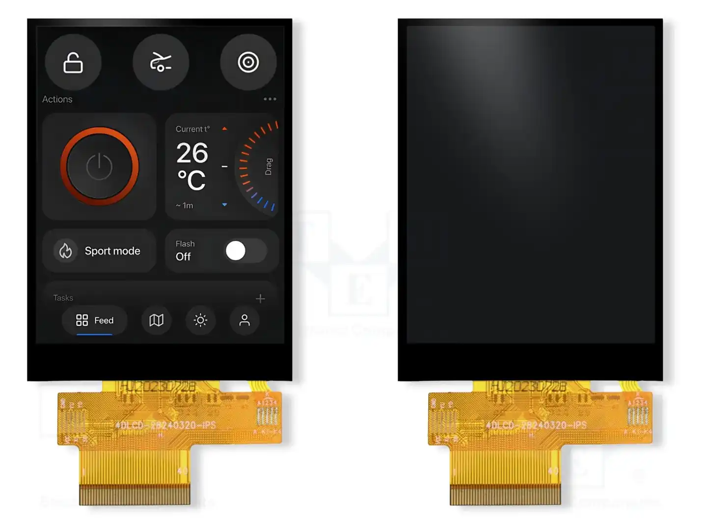 4D LCD 4DLCD-35-320-480-CT-NM-315-M16/S — Дисплеи TFT