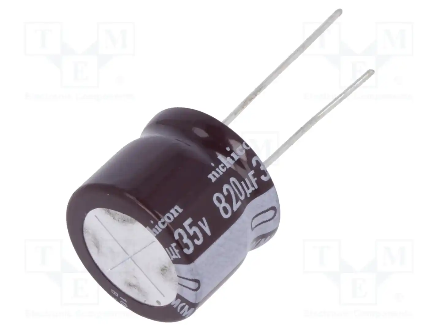 NICHICON UPM1V821MHD6 — Конденсаторы электролитические THT