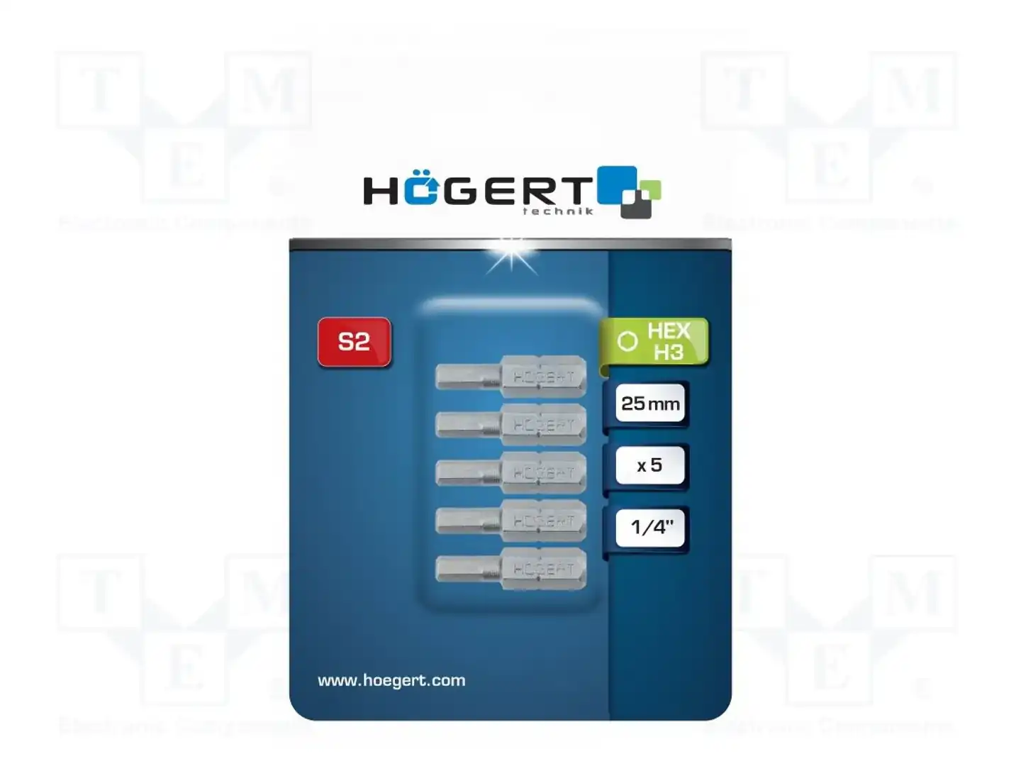 HÖGERT TECHNIK HT1S347 — Наконечники для отверток