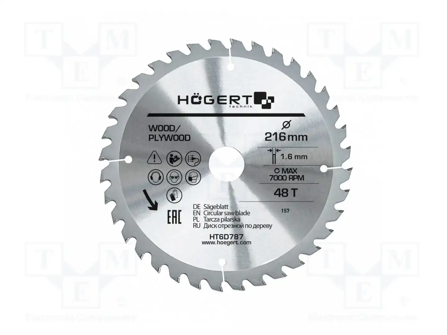 HÖGERT TECHNIK HT6D787 — Диски для резки и шлифовки