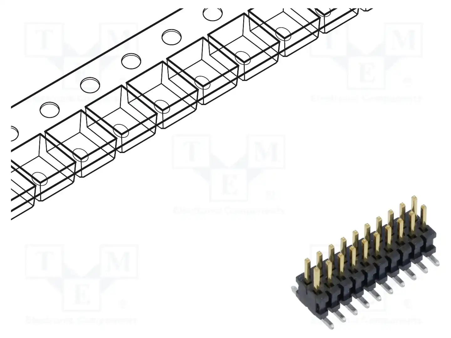 SAMTEC FTSH-110-01-F-DV-P-TR — Разъeмы пластина - пластина