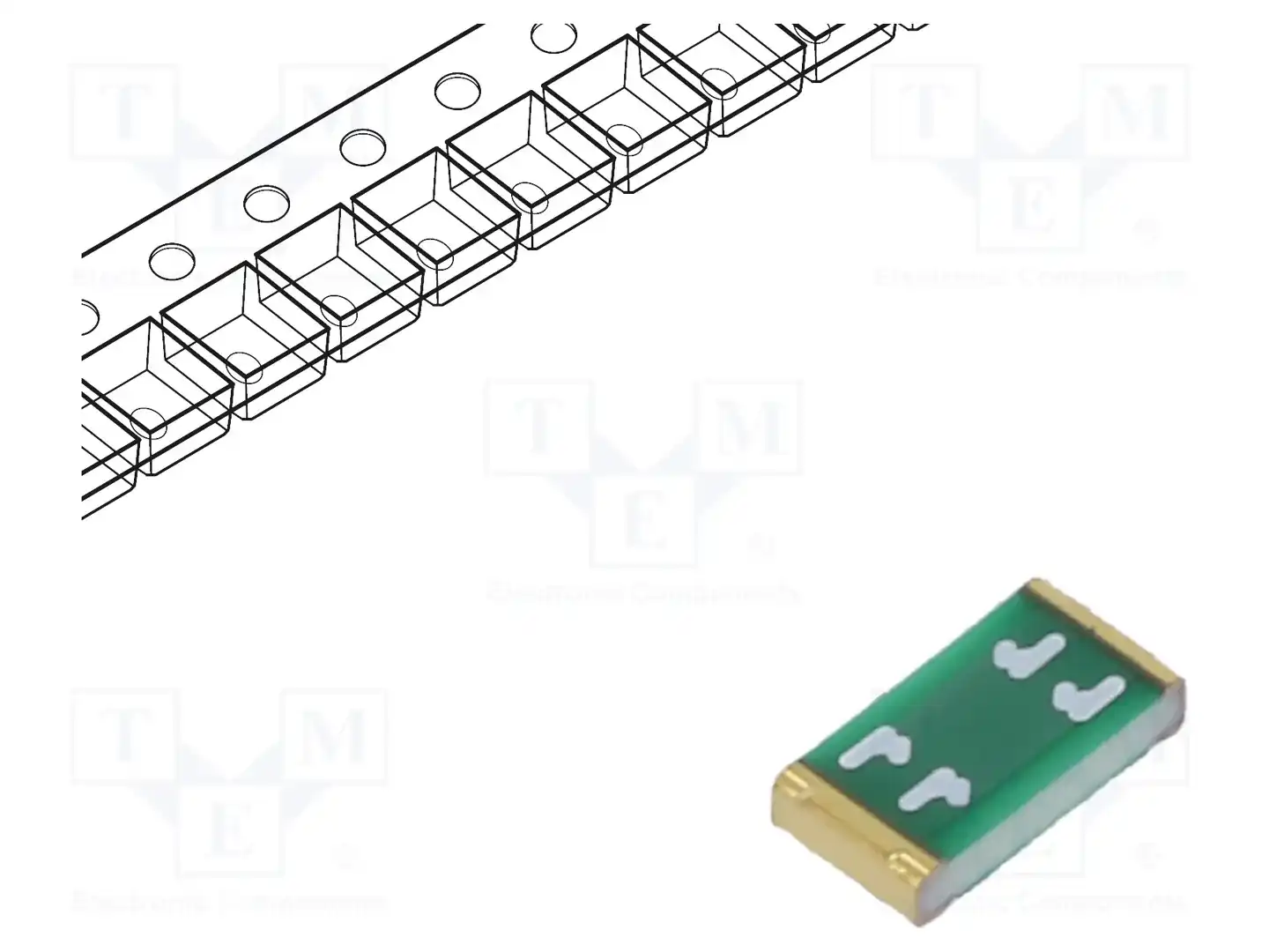 SCHURTER 3413.0331.22 — Предохранители SMD 1206 медленные