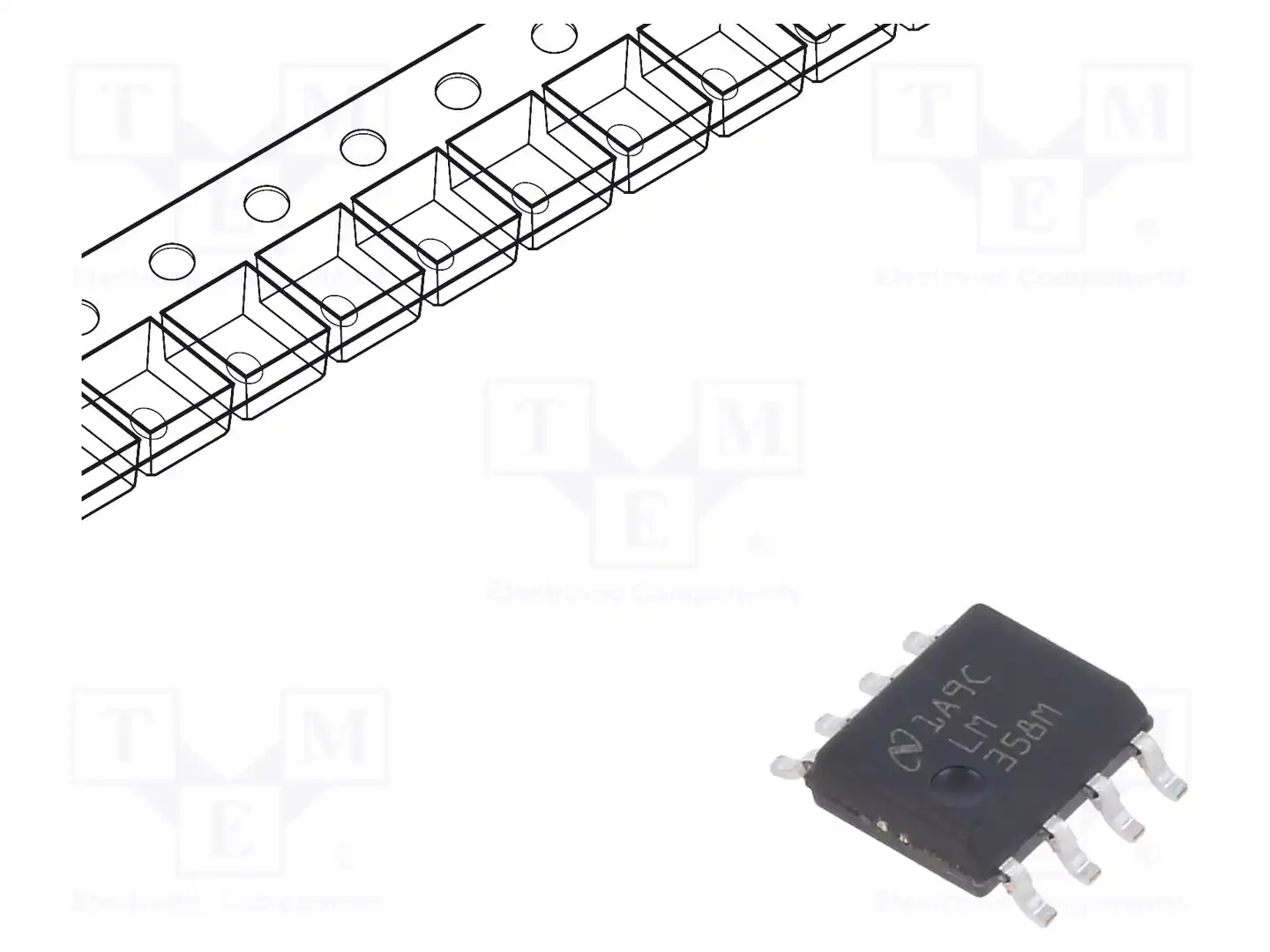 Texas Instruments LM358MX/NOPB — Операционные усилители SMD