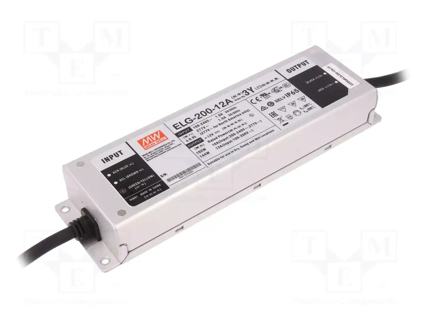 MEAN WELL ELG-200-12A-3Y — Блоки питания для LED
