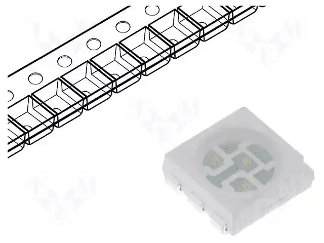 OPTOSUPPLY OSG5DTS4C1A — Светодиоды SMD цветные
