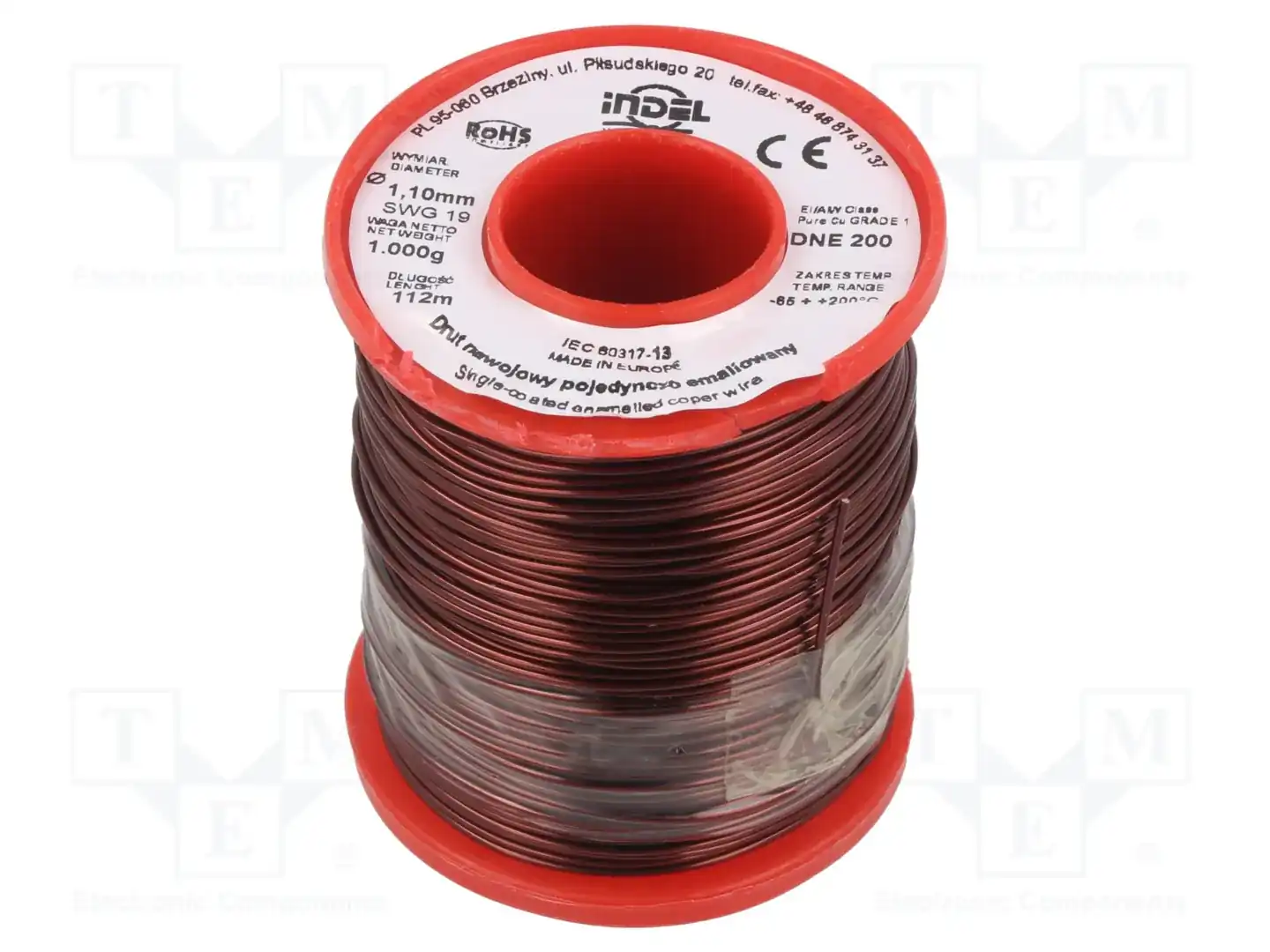 INDEL DNE1,10-1KG — Проволока обмоточная