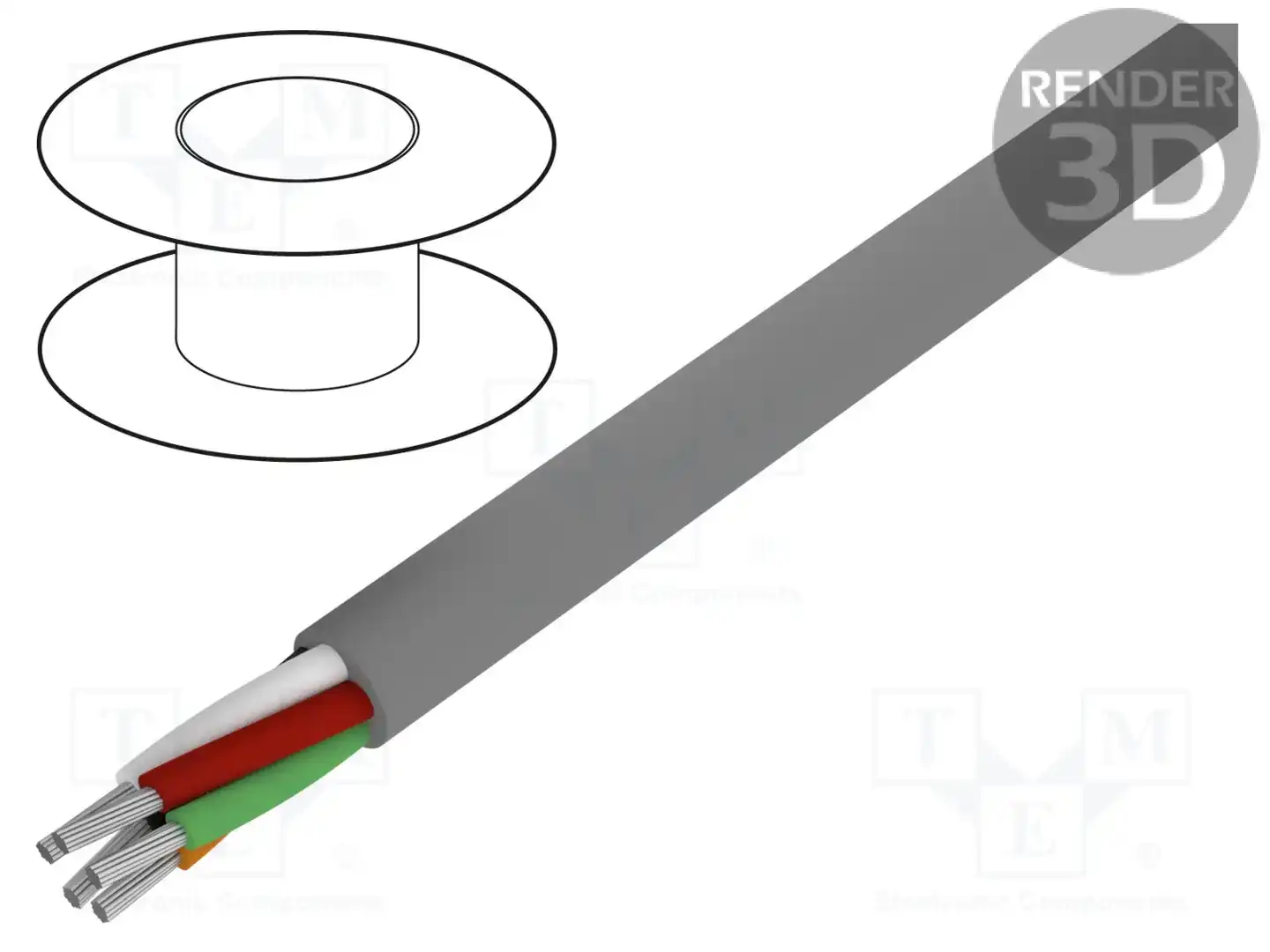 ALPHA WIRE 1175C SL005 — Провода многожильные неекранированные
