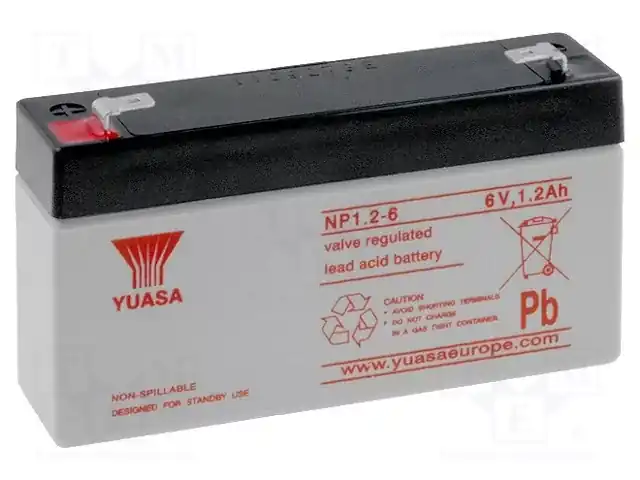 YUASA NP1.2-6 — Аккумуляторы кислотные
