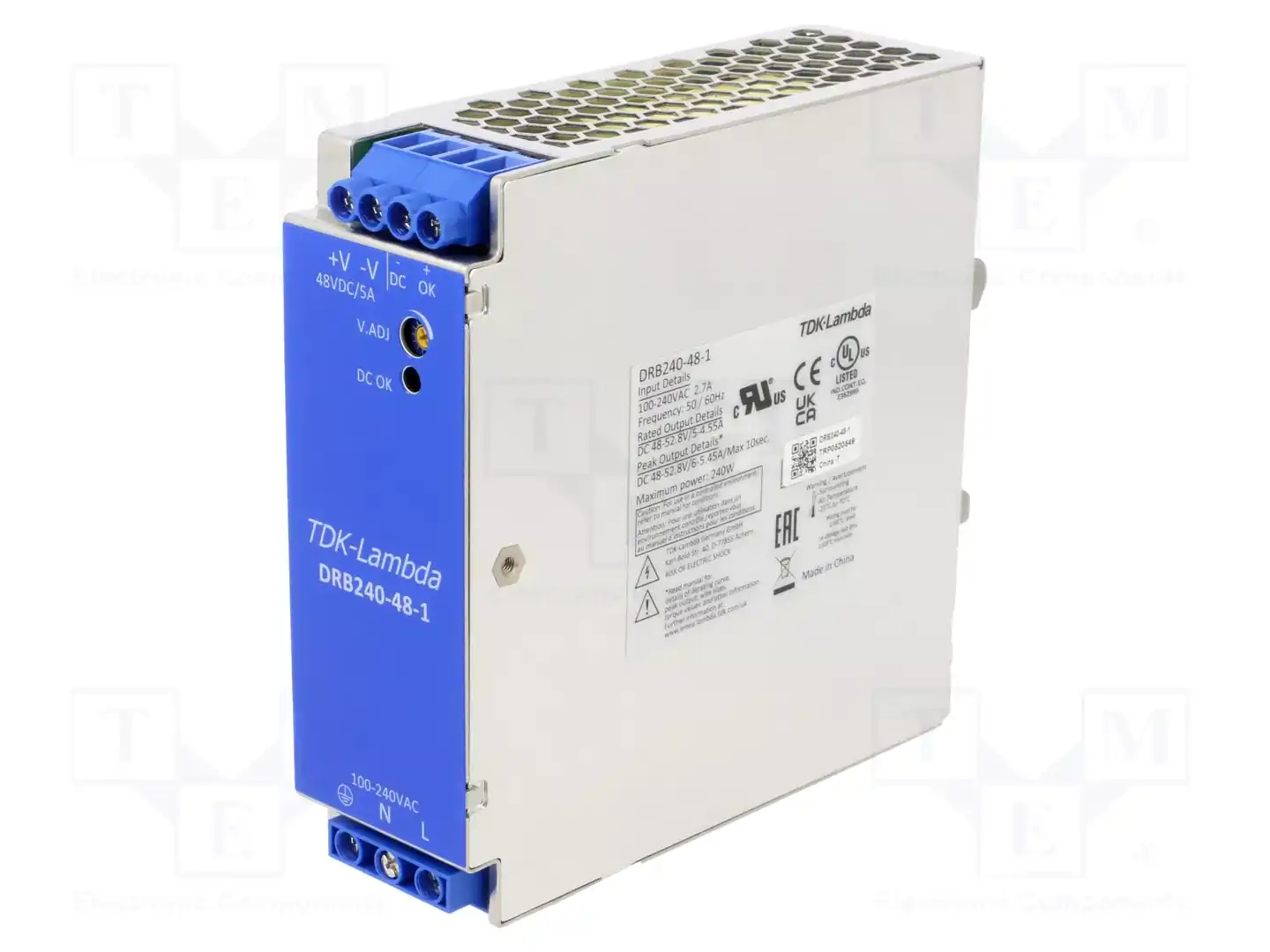 TDK-LAMBDA DRB240-48-1 — Блоки питания на DIN-рейку