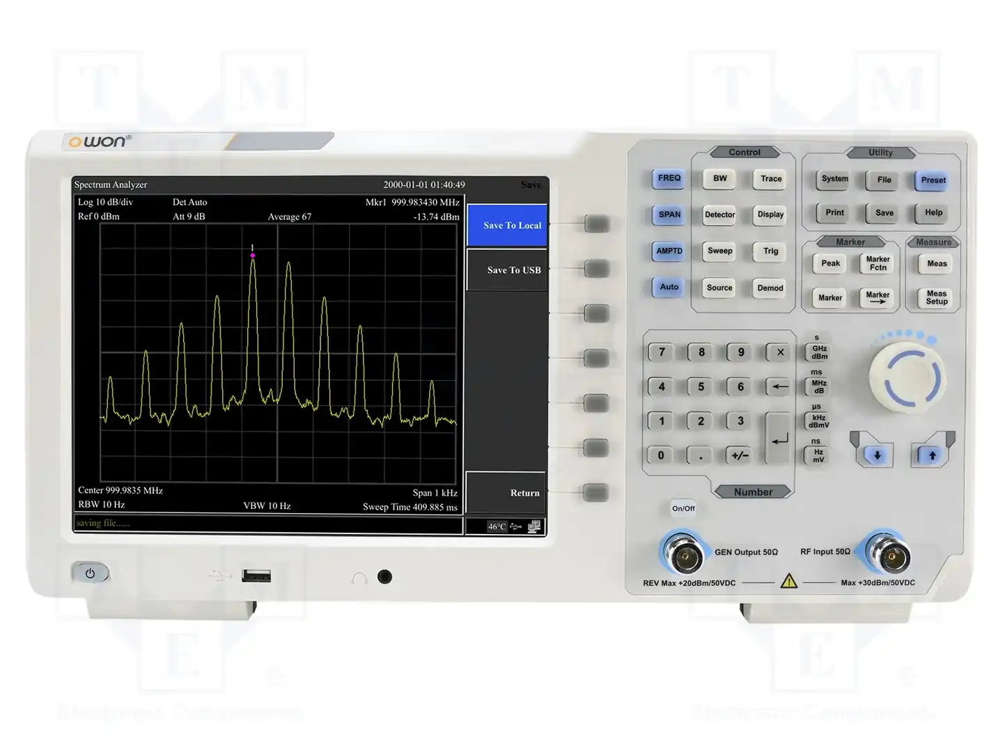 OWON XSA1075-TG — Анализаторы спектра