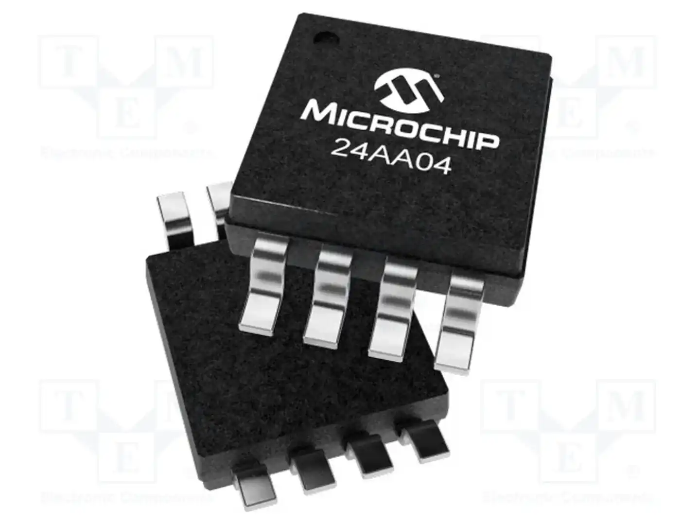 Microchip Technology 24AA04T-I/MS — Памяти EEPROM последовательные