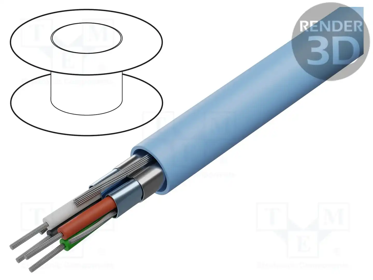 BELDEN 8723MN 0061000 — Провода многожильные экранированные