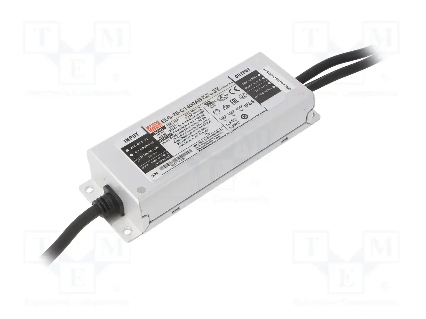 MEAN WELL ELG-75-C1400AB-3Y — Блоки питания для LED