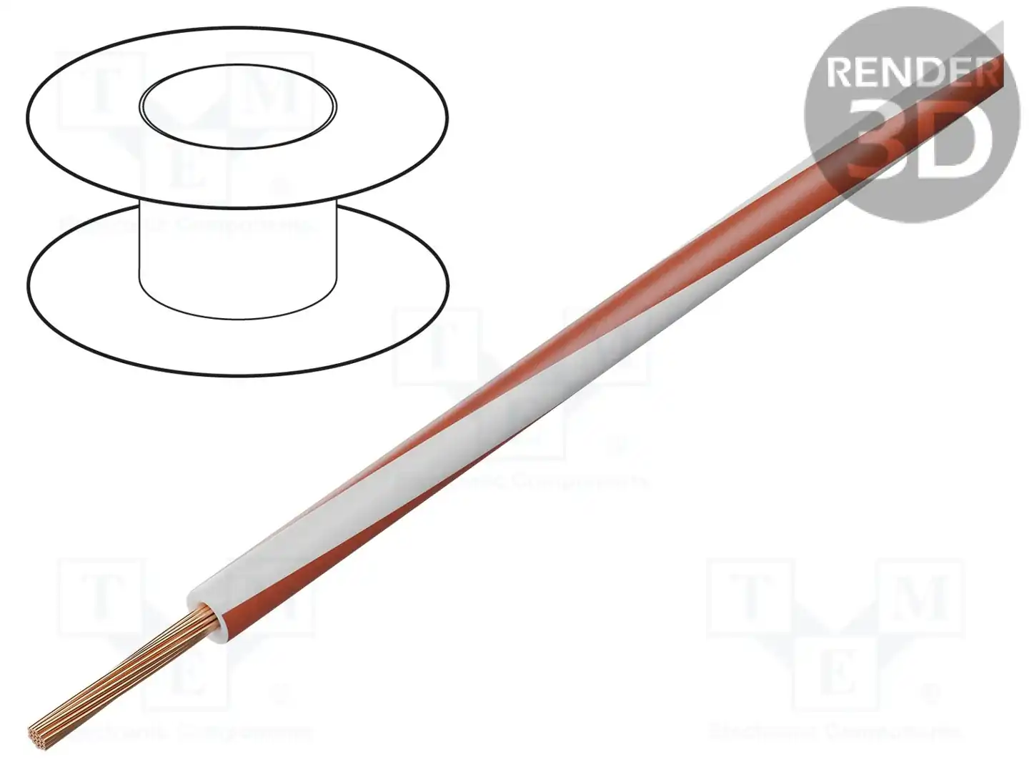 BQ CABLE LGY0.75-WH/RD — Провода одножильные - тросик