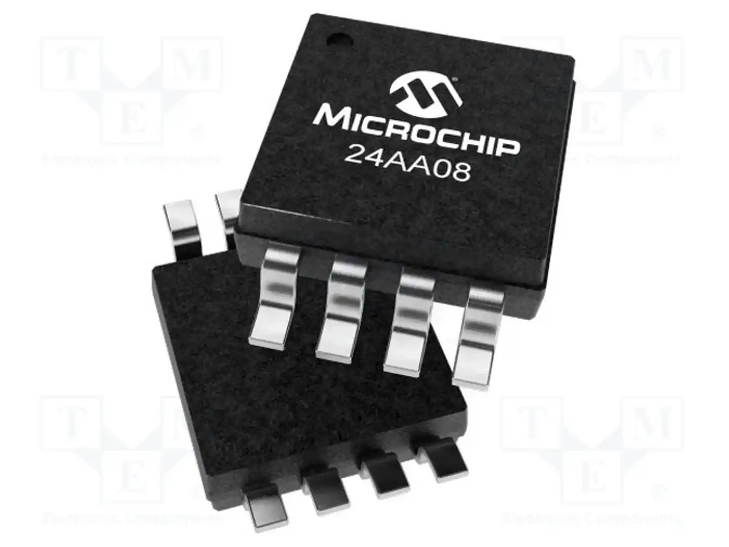 Microchip Technology 24AA08T-I/MS — Памяти EEPROM последовательные