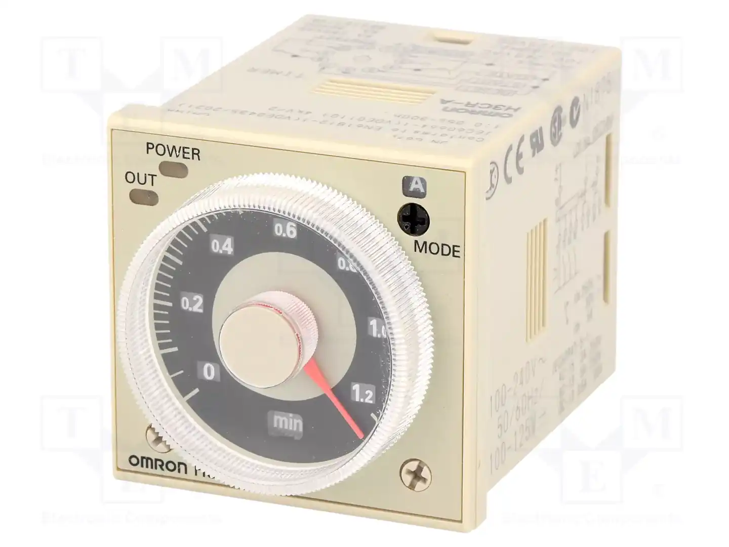 OMRON H3CR-A 100-240AC/100-125DC — Временные аналоговые реле
