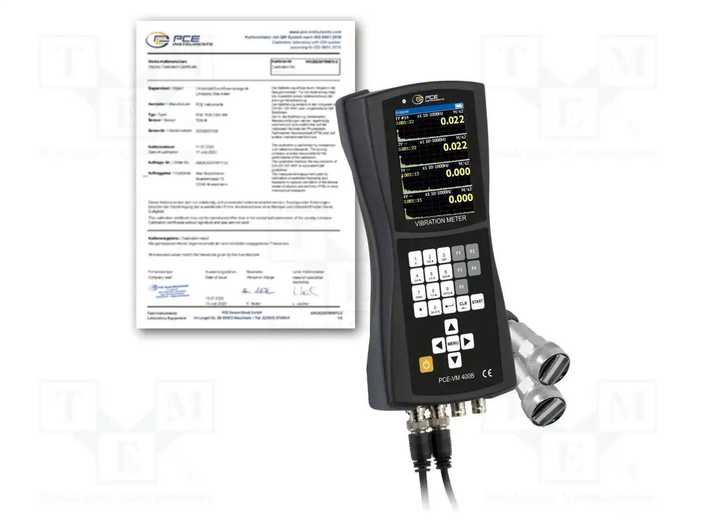 PCE INSTRUMENTS PCE-VM 400B-ICA — Виброметры