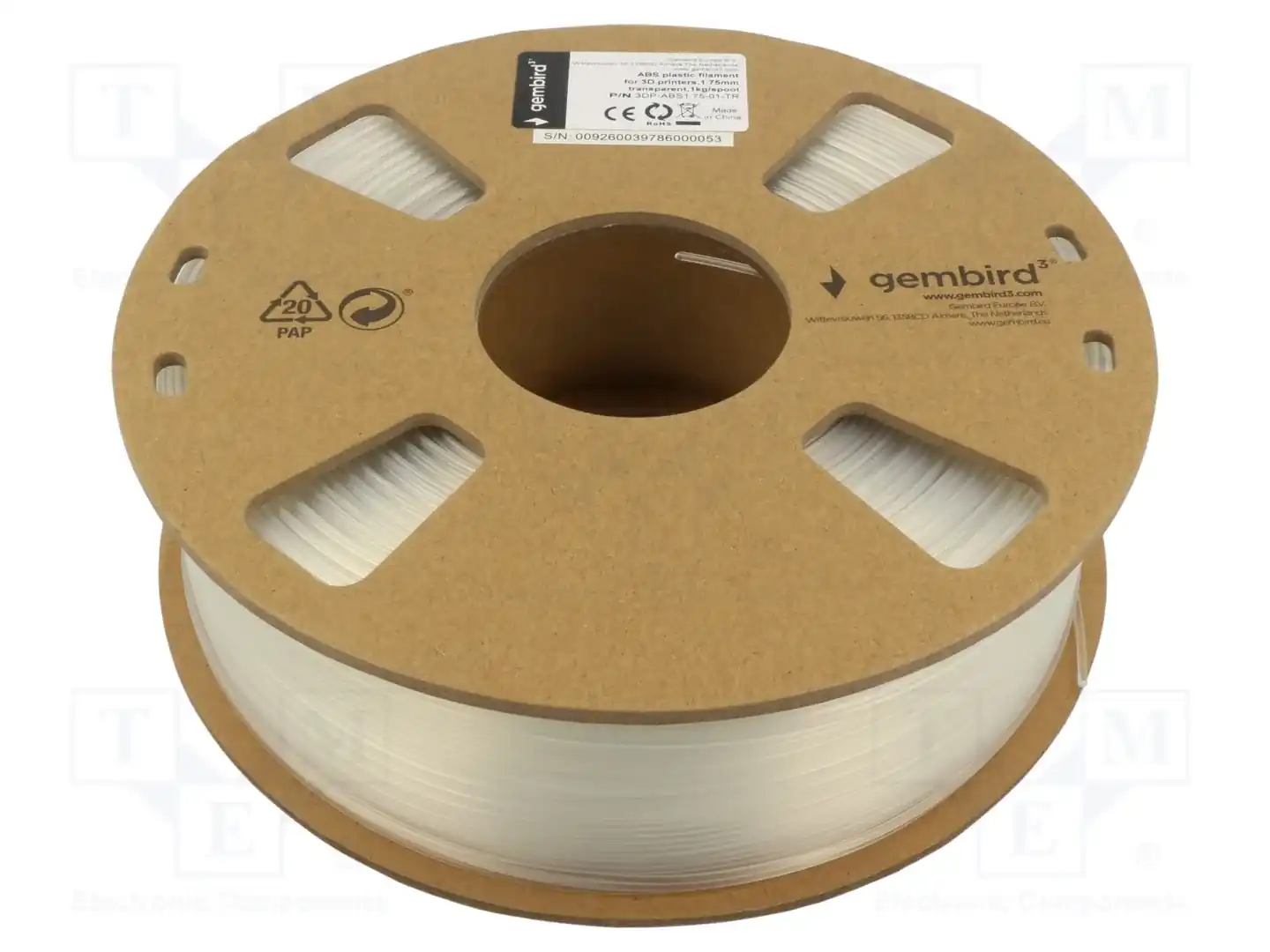 GEMBIRD 3DP-ABS1.75-01-TR — Принтеры 3D и аксессуары