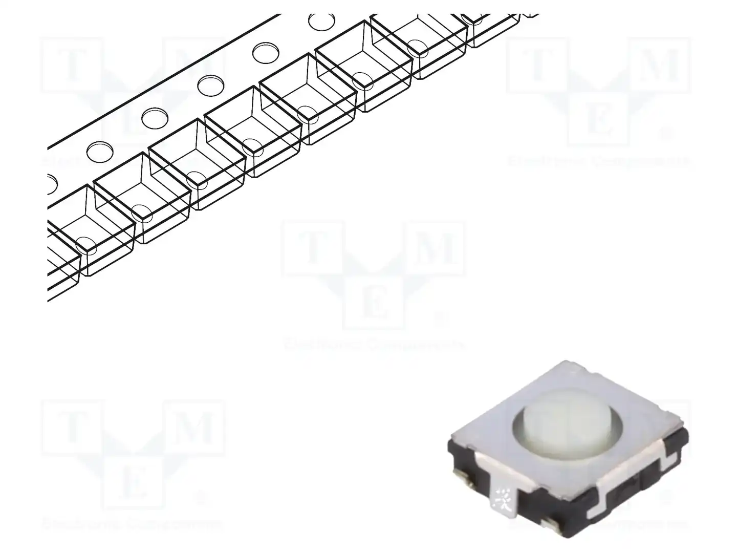 PANASONIC EVQQ2M02W — Микропереключатели TACT