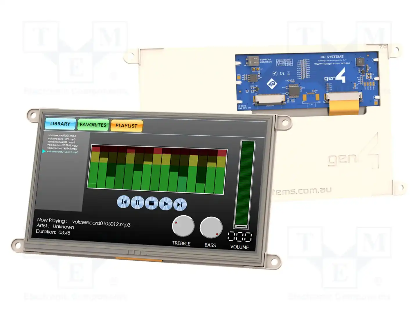 4D Systems GEN4-4DCAPE-70T — Интеллигентные дисплеи