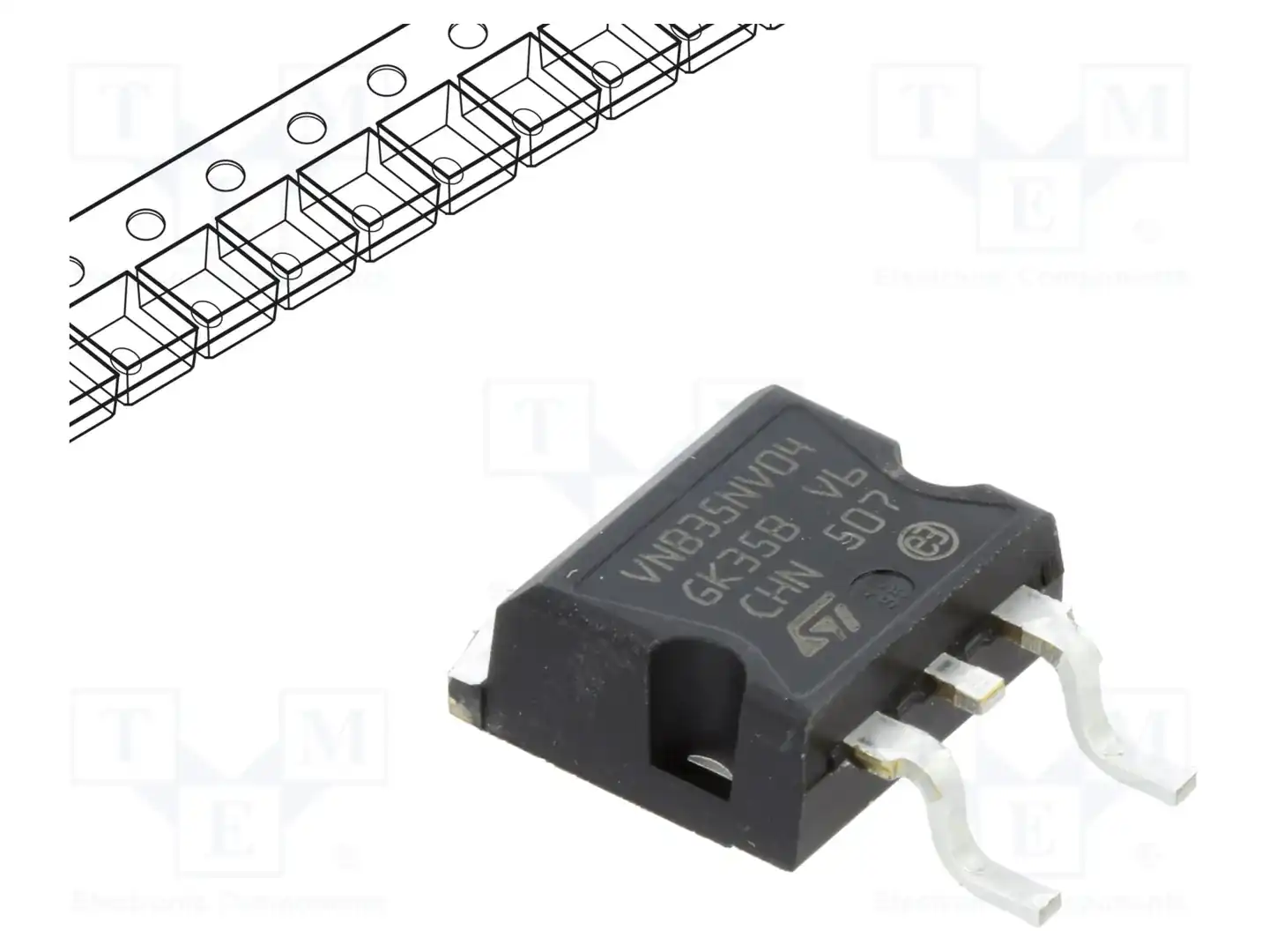 STMicroelectronics VNB35NV04TR-E — Выключатели - микросхемы