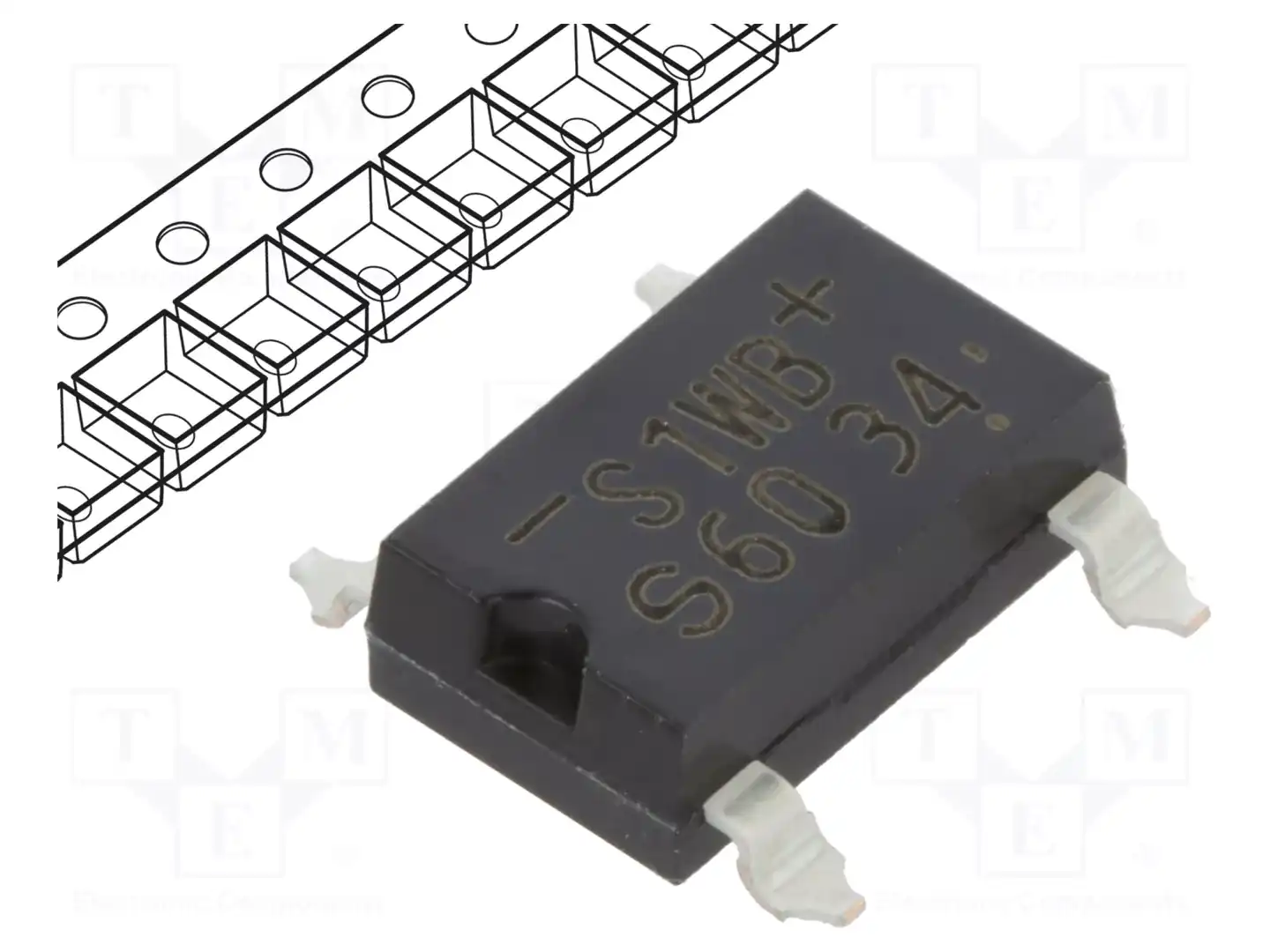 SHINDENGEN S1WB(A)60-7062 — Однофазные мосты диодные SMD/THT