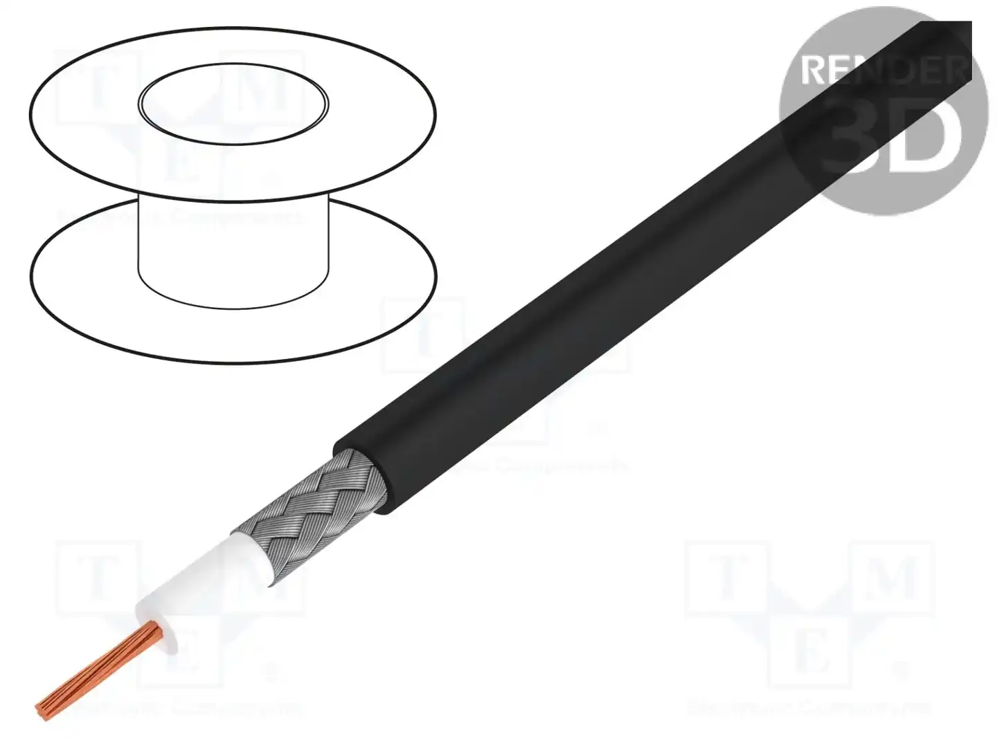 BELDEN 8214 010100 — Провода коаксиальные