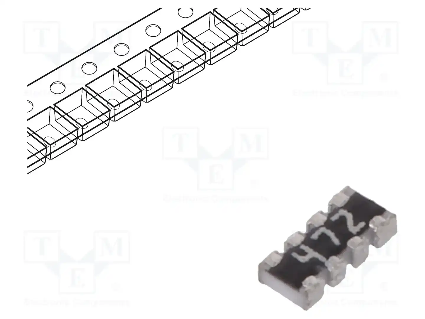 YAGEO YC124-JR-074K7L — Резисторные сборки