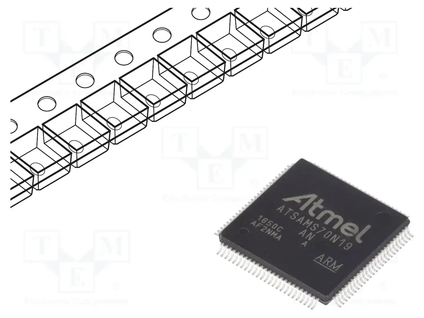 Microchip Technology ATSAMS70N19A-AN — Линейка ARM 32-bit