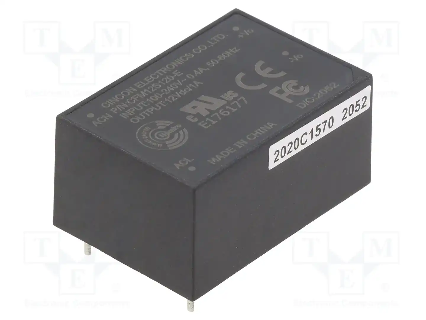 CINCON CFM12S120-E — Преобразователи AC/DC для PCB