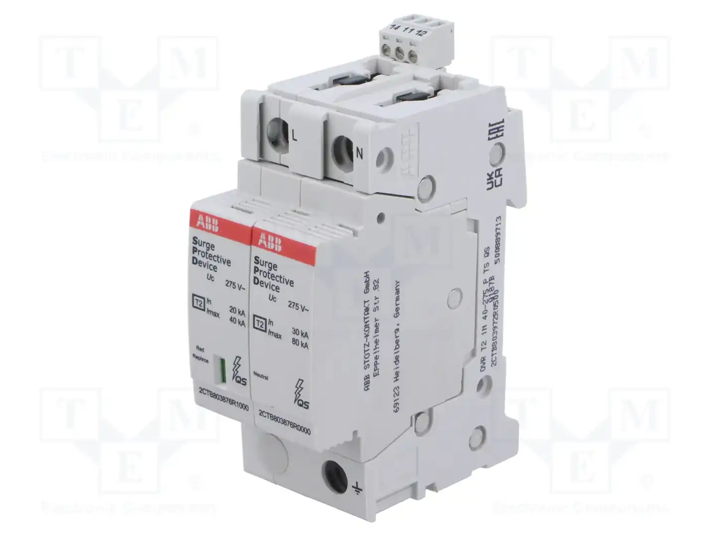 ABB OVR T2 1N 40-275 P TS QS — Ограничители перенапряжения