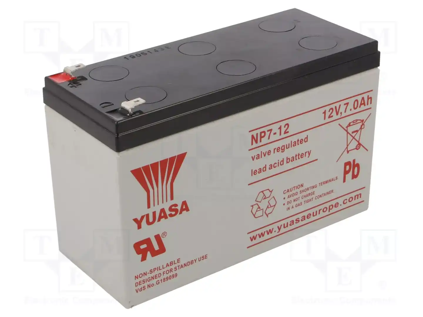 YUASA NP7-12 — Аккумуляторы кислотные