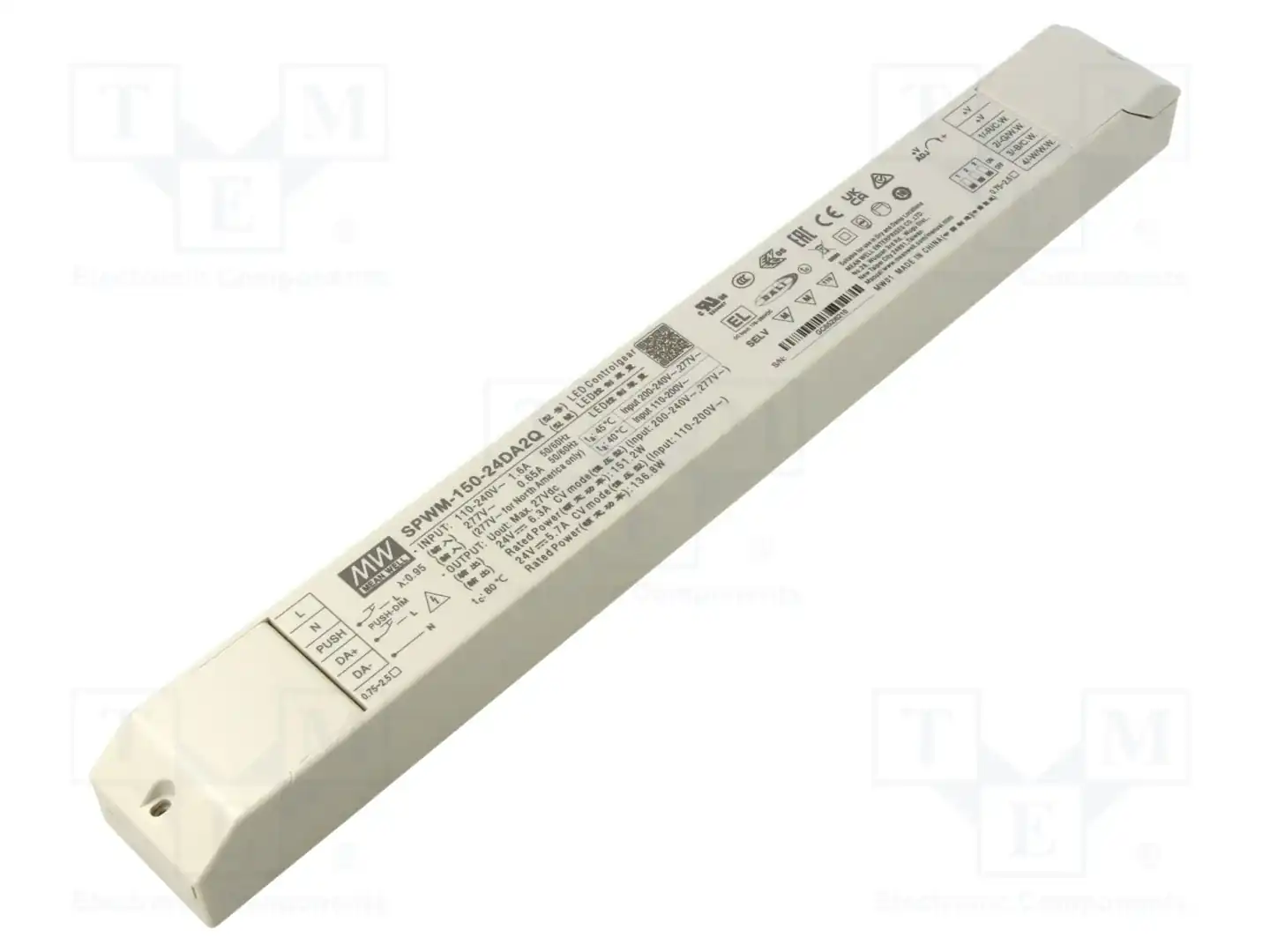 MEAN WELL SPWM-150-24DA2Q — Блоки питания для LED