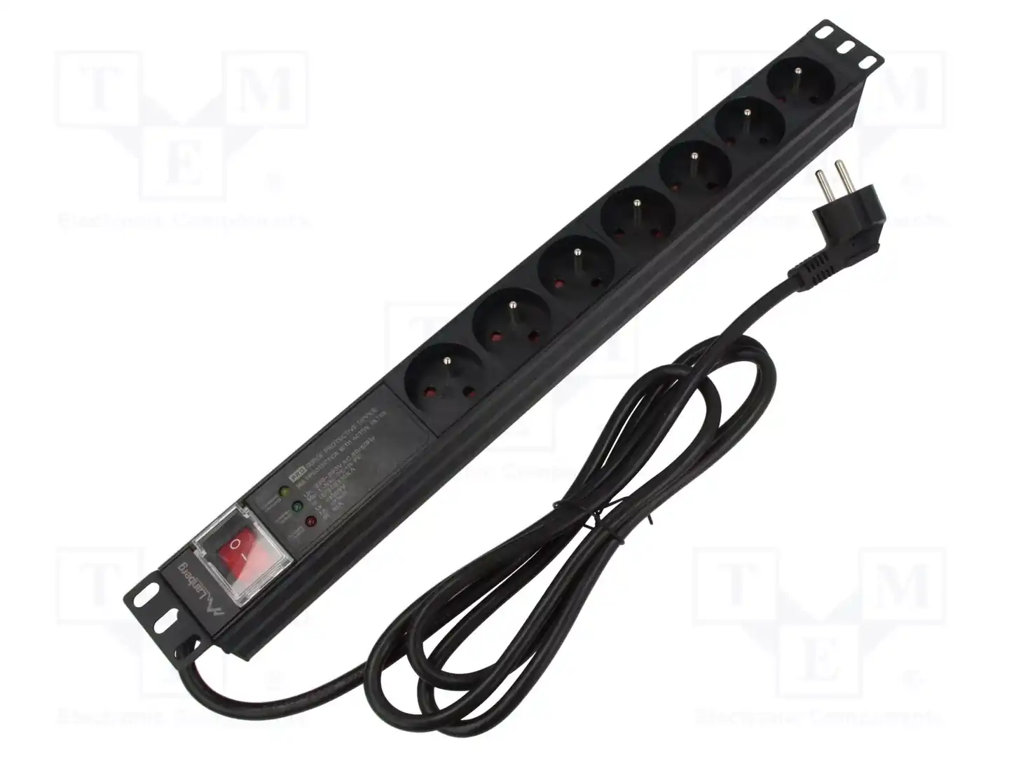 LANBERG PDU-PRO-07E-0200-BK — Планки защиты от перенапряжения