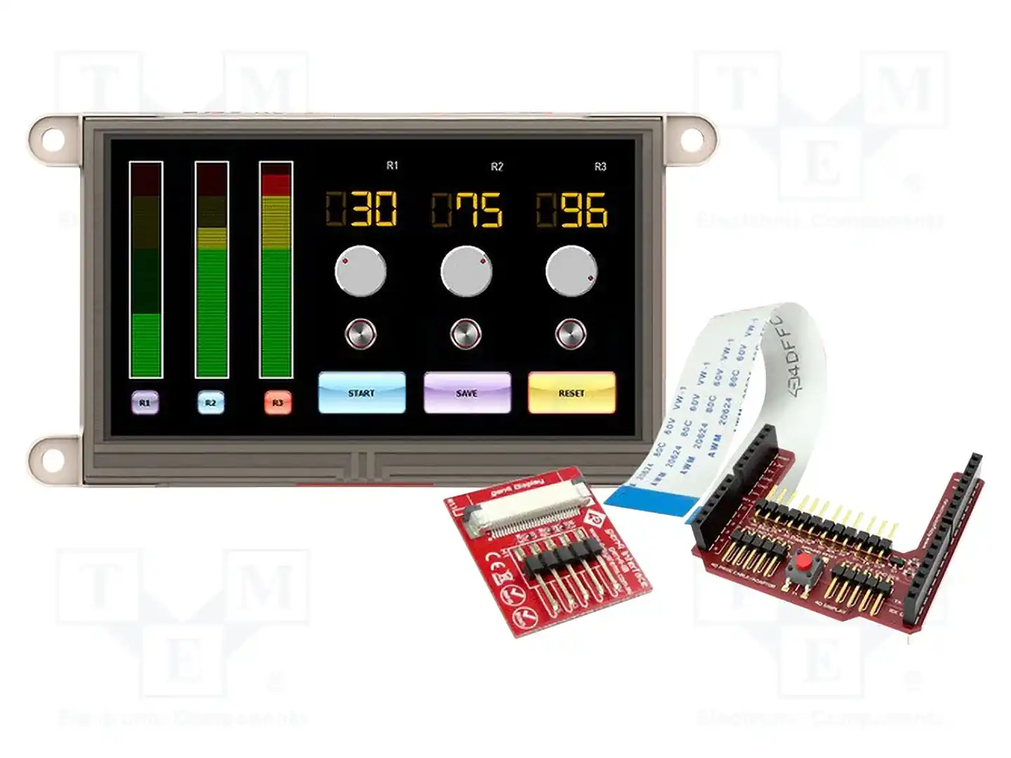 4D Systems GEN4-ULCD-43DT-AR — Интеллигентные дисплеи