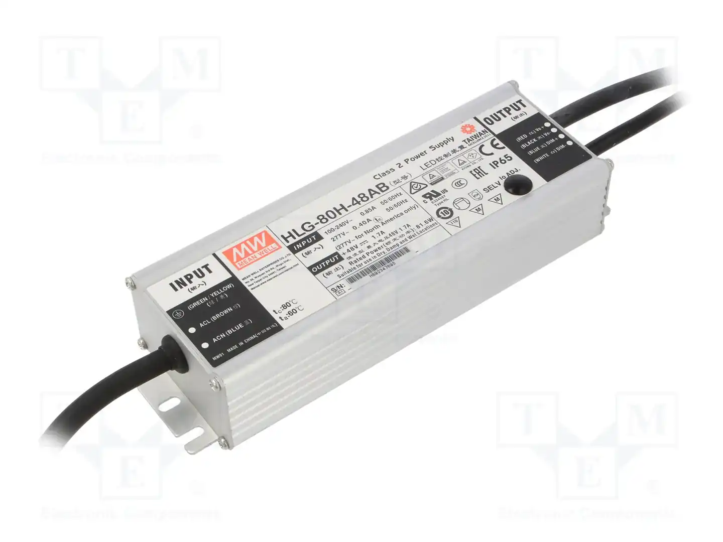MEAN WELL HLG-80H-48AB — Блоки питания для LED