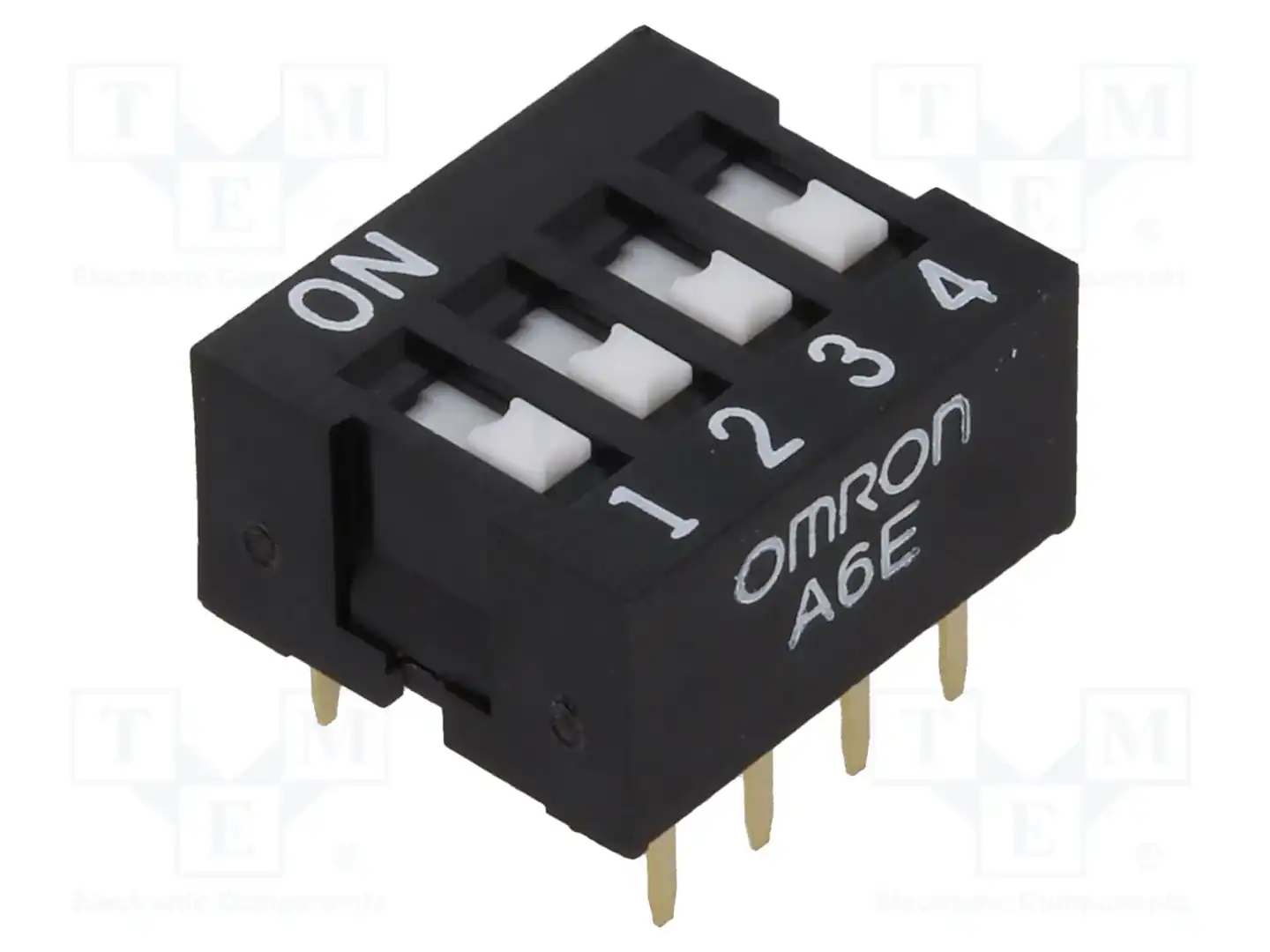 OMRON Electronic Components A6E-4101-N — Переключатели типа Dip-Switch