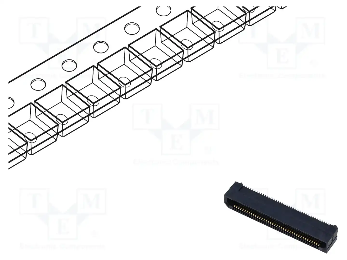 SAMTEC ERF8-040-07.0-L-DV-K-TR — Разъeмы пластина - пластина