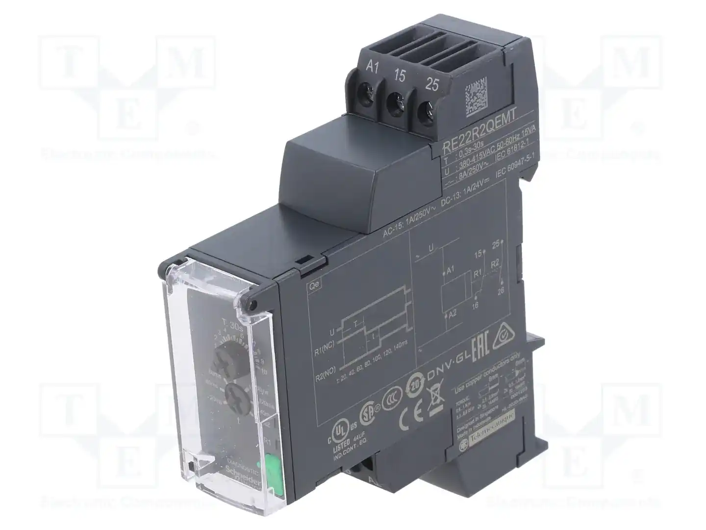 SCHNEIDER ELECTRIC RE22R2QEMT — Временные аналоговые реле