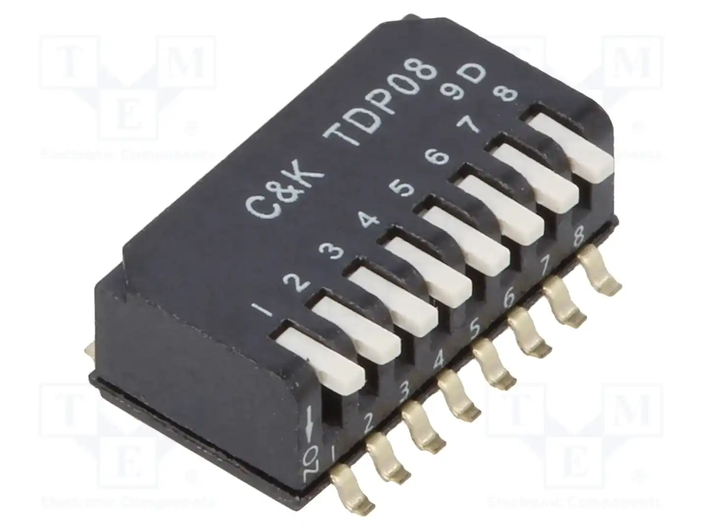 C&K TDP08H1SBD1 — Переключатели типа Dip-Switch