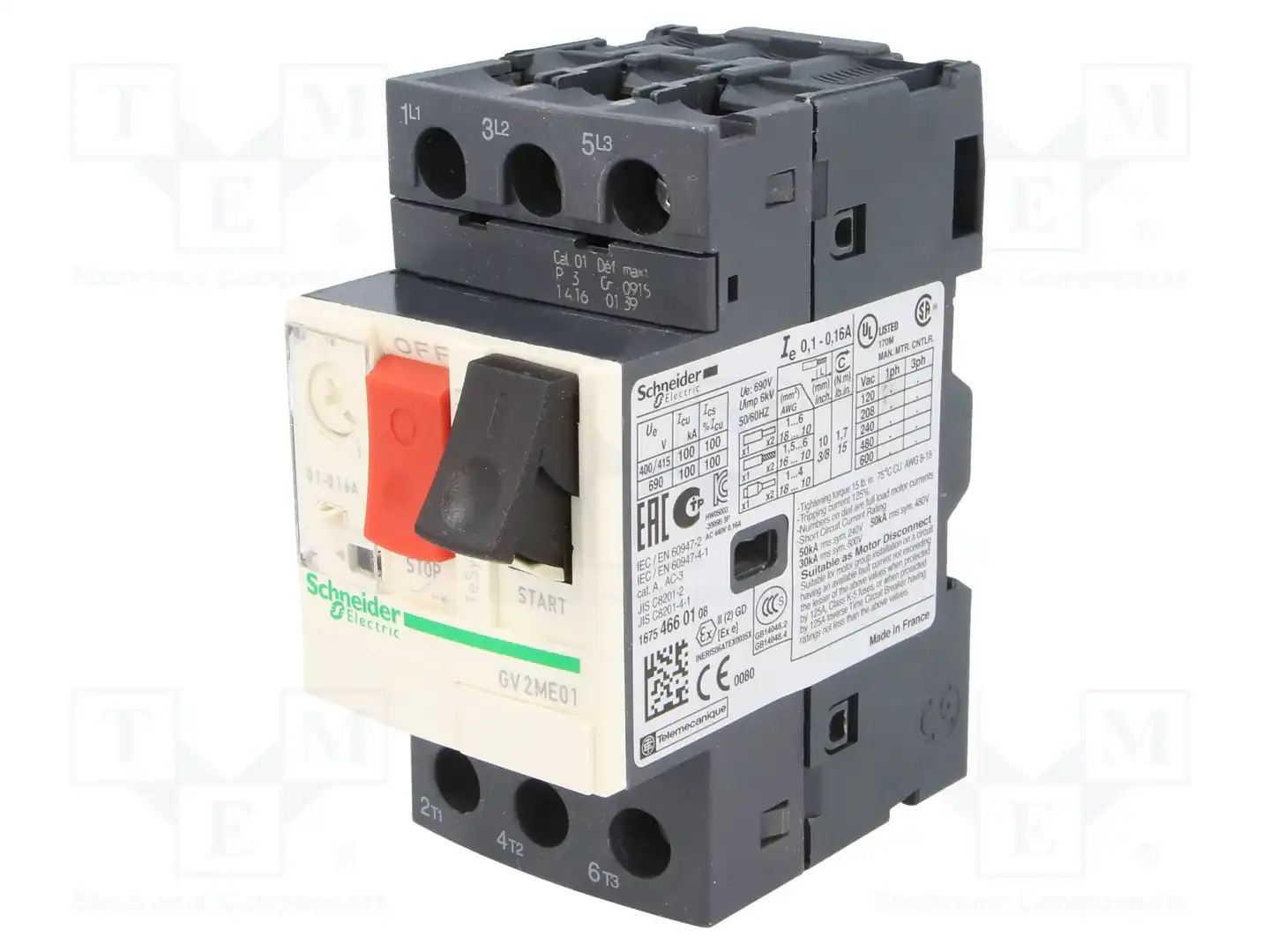 SCHNEIDER ELECTRIC GV2ME01 — Выключатели двигательные