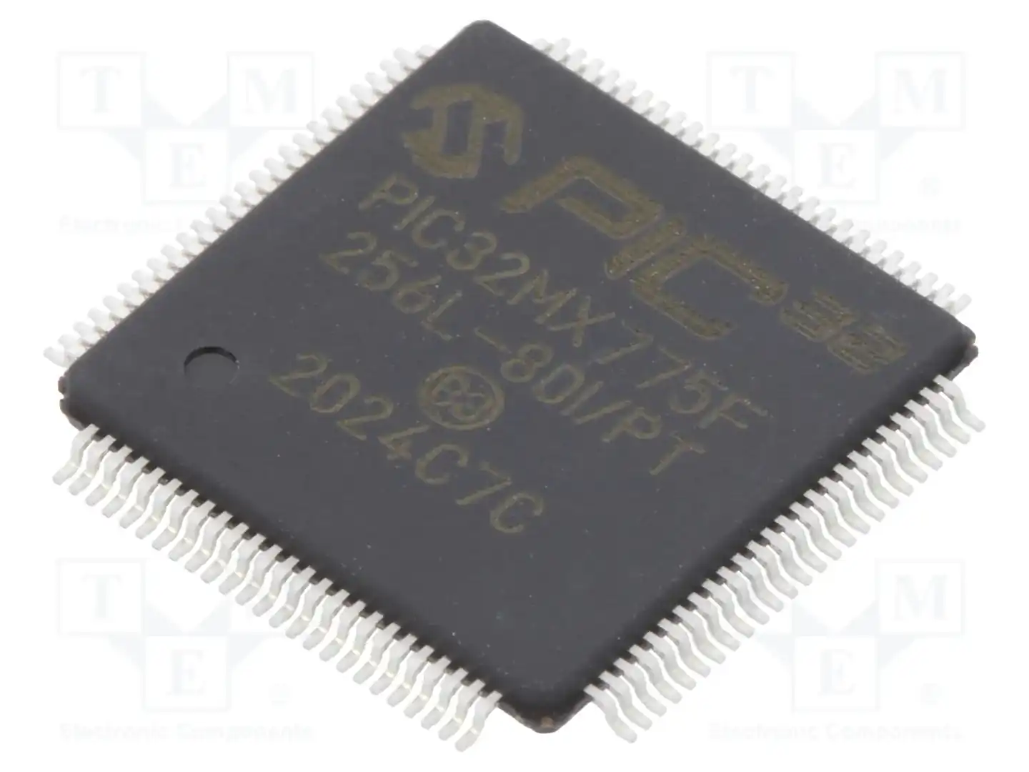 Microchip Technology PIC32MX775F256L-80I/PT — Линейка PIC32 32-bit