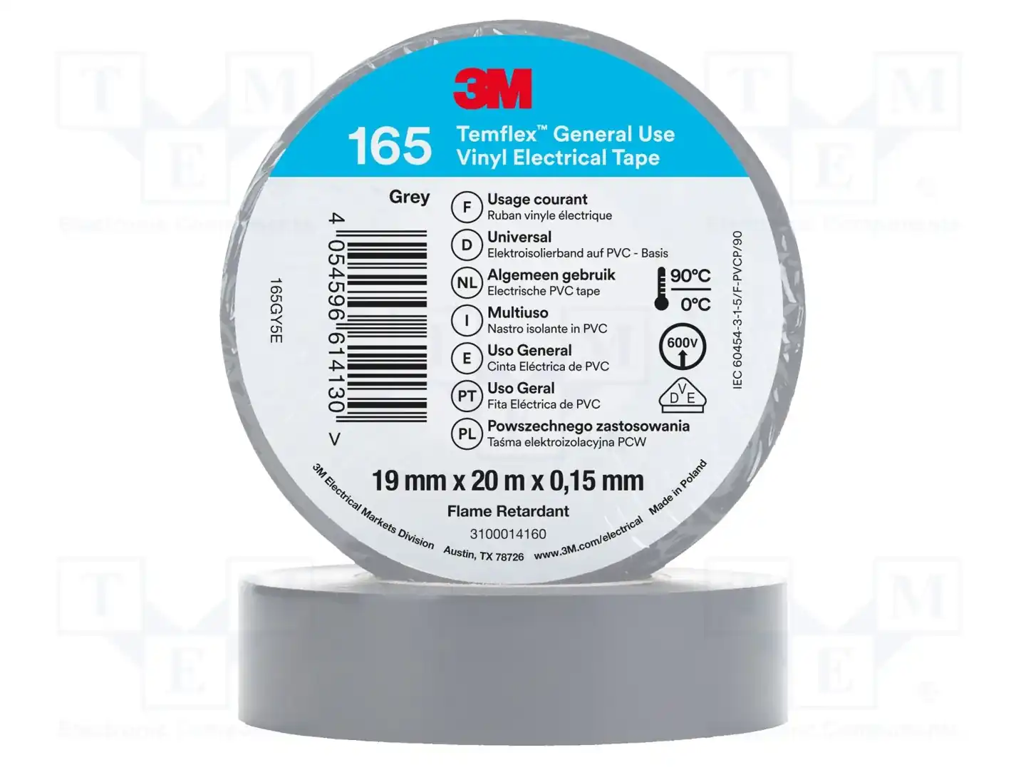 3M 165GY5E TEMFLEX — Ленты изоляционные
