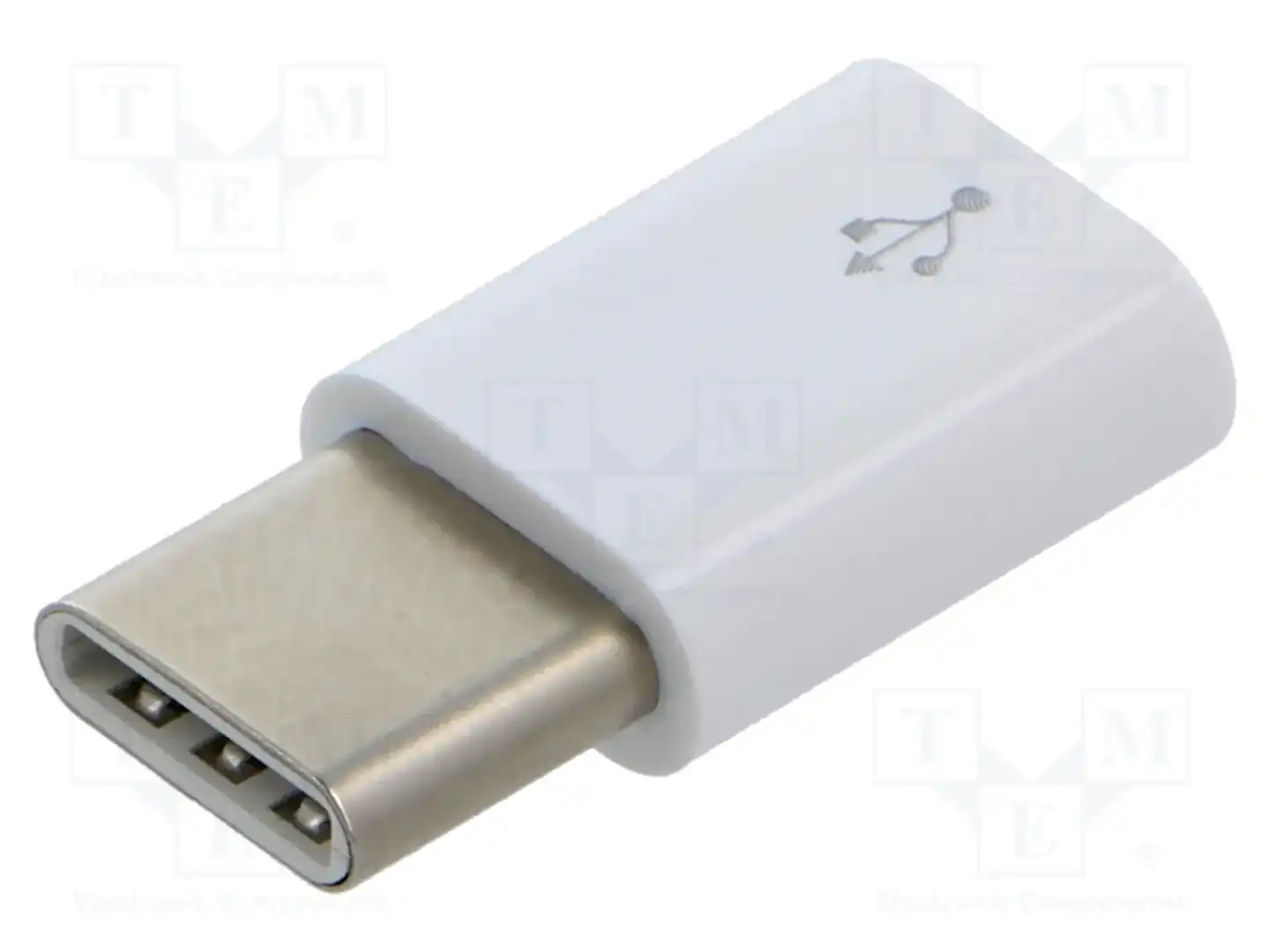 RASPBERRY PI MICRO USB(F) TO USB-C(M) ADAPTER WHITE — аксессуары