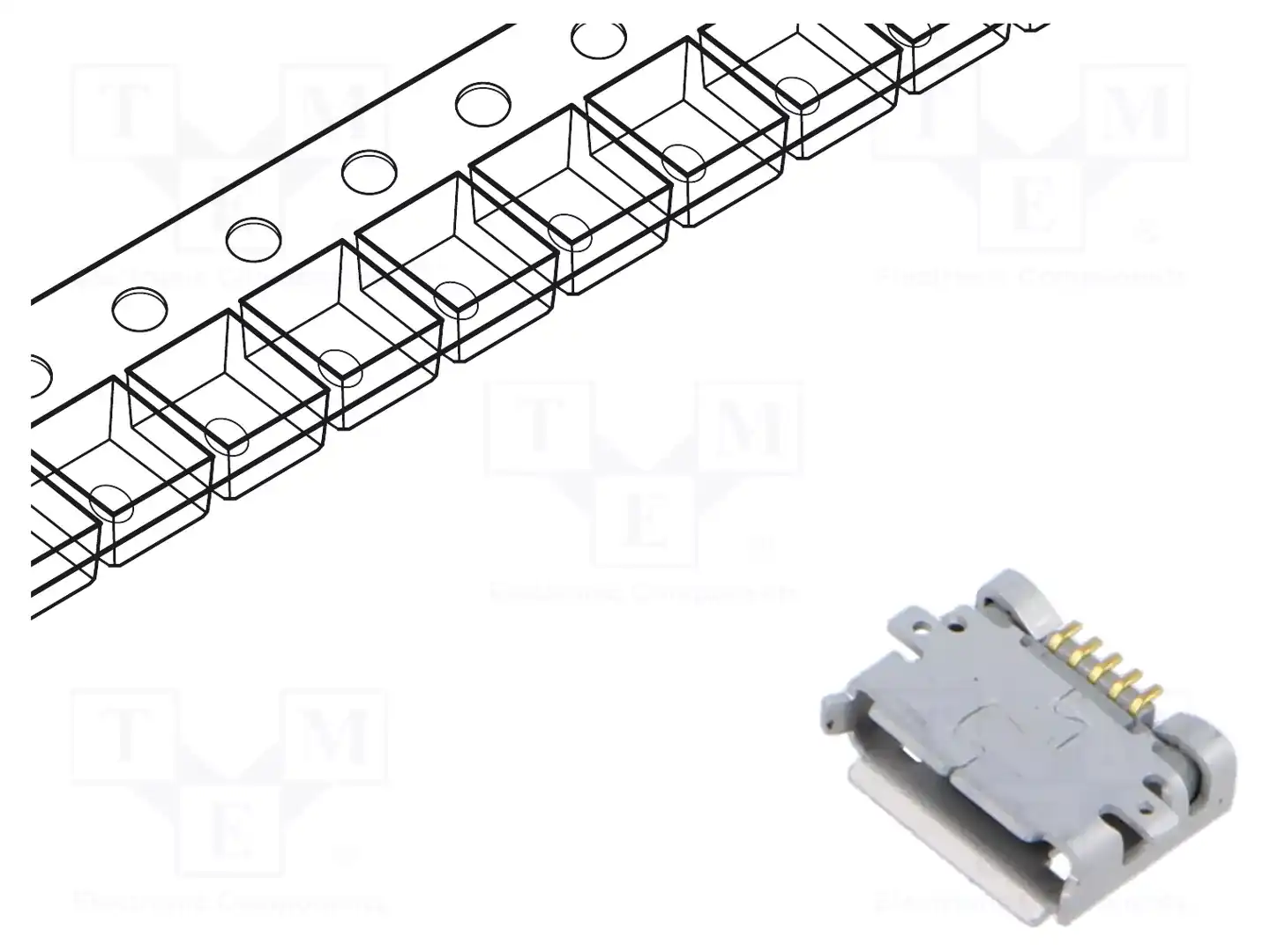 HIROSE ZX62-AB-5PA(31) — Разъeмы USB и IEEE1394