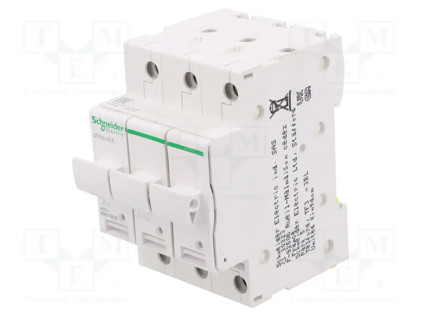 SCHNEIDER ELECTRIC A9N15655 — Гнезда предохранительные на DIN-рейку